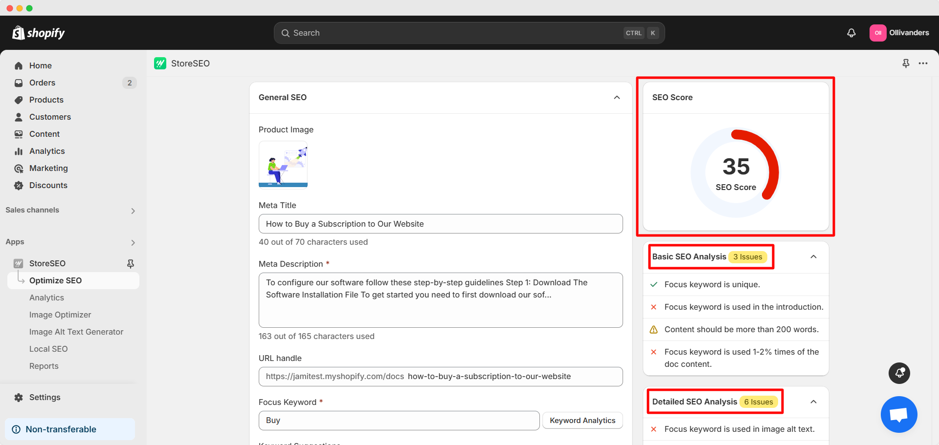 Step 2: Optimize Your Doc On Shopify