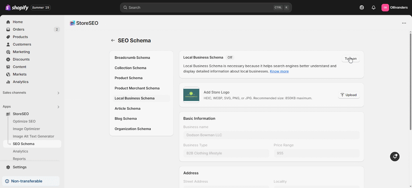 seo schema