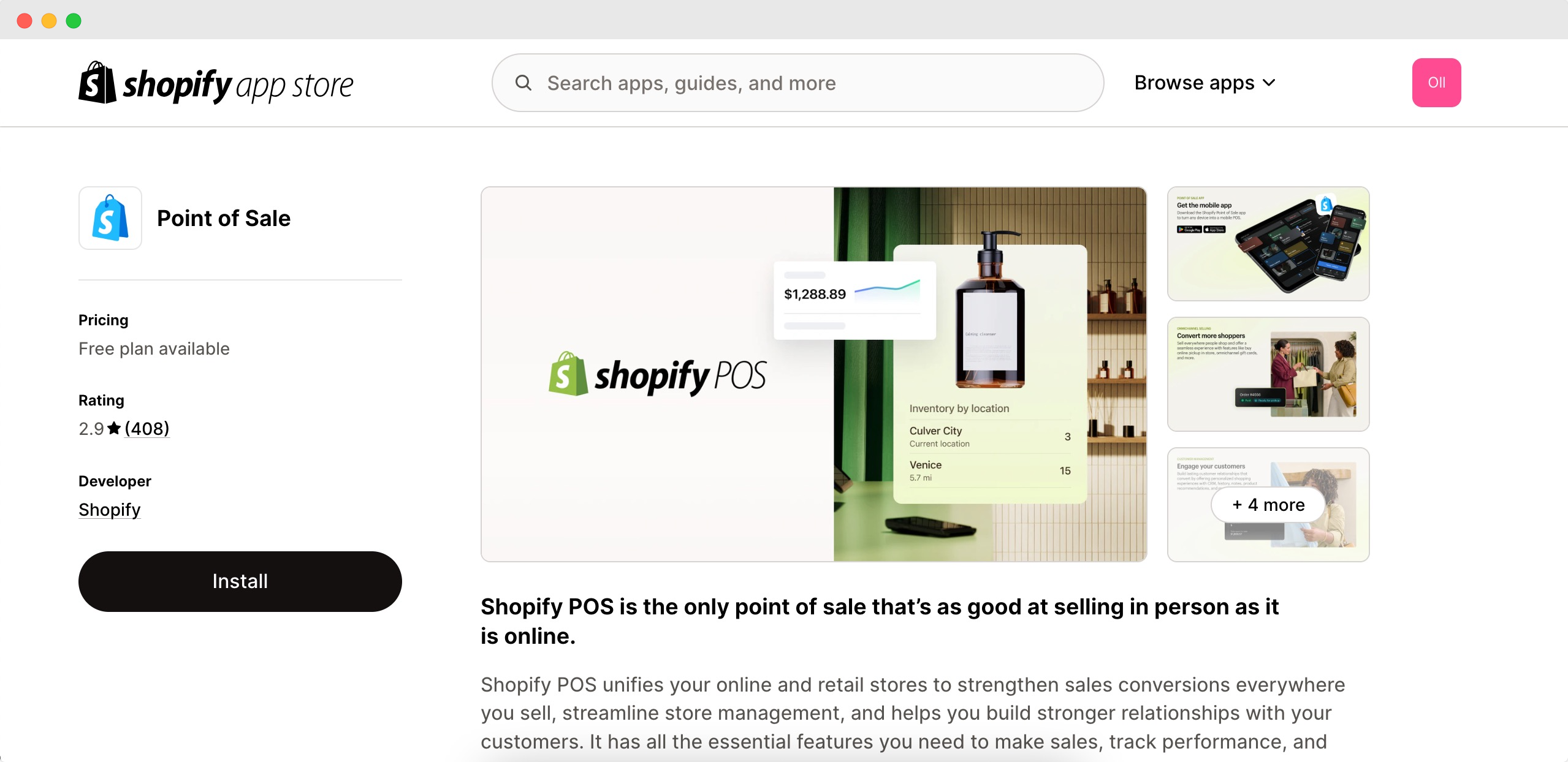 Shopify POS Integration