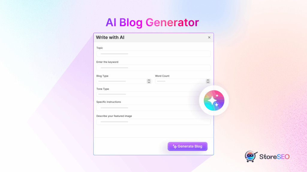 StoreSEO AI Blog Generator