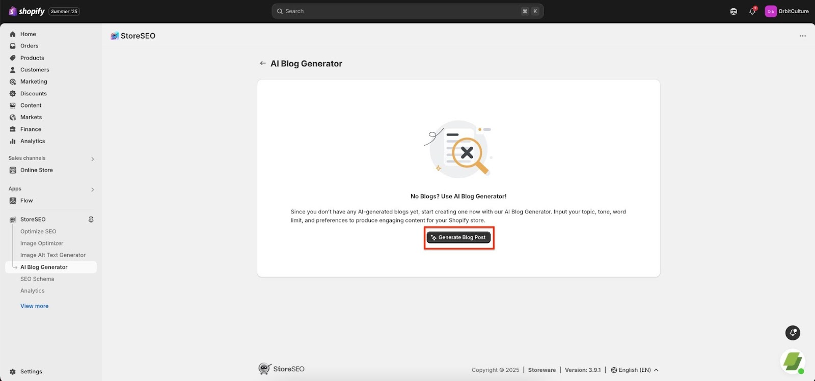 Brand-Aligned Content for Shopify