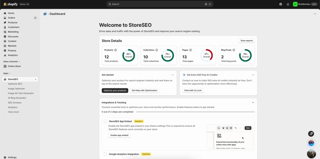 स्टोरएसईओ के साथ शॉपिफ़ाई कलेक्शन पेज को कैसे अनुकूलित करें? 1 Shopify Collection Page SEO