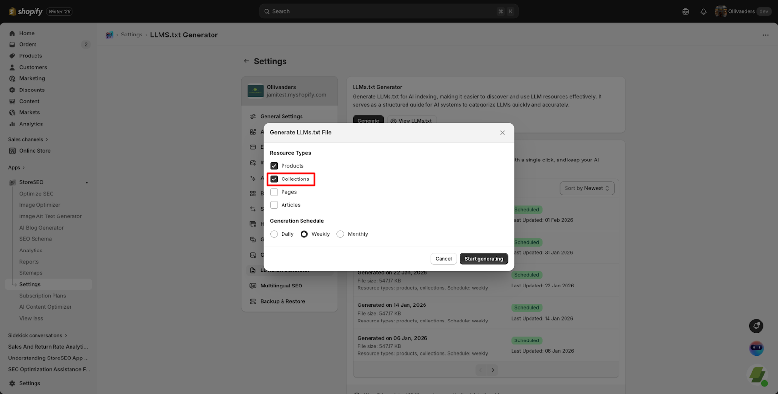StoreSEO 2026 में Shopify कलेक्शन पेज की SEO रैंकिंग को कैसे बेहतर बनाता है: विशेषज्ञों की राय 8 Shopify Collection Page SEO