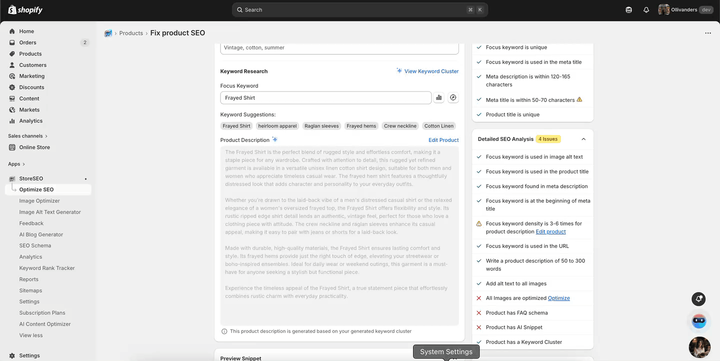 Introducing AI Keyword Cluster Generator: Build Topical Authority & Outrank Competitors with StoreSEO 5 Introducing AI Keyword Cluster Generator