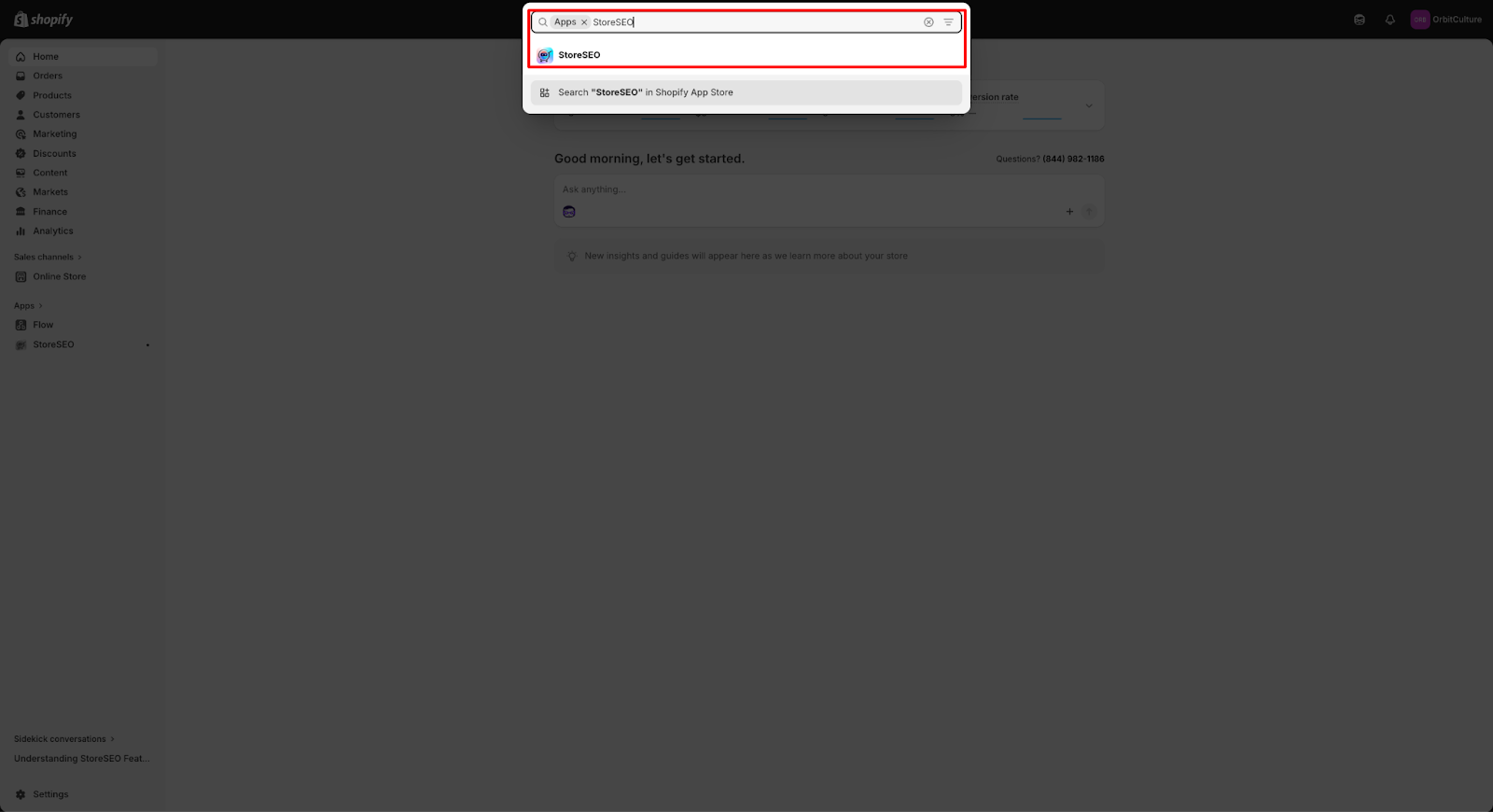 How to Do a GEO Audit of Your Shopify Store with StoreSEO 3 Open StoreSEO in Your Shopify Admin