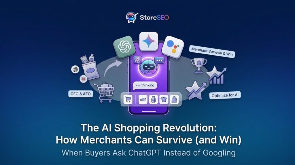 The AI Shopping Revolution: How Merchants Can Survive (and Win) When Buyers Ask ChatGPT Instead of Googling 1 The AI Shopping Revolution: How Merchants Can Survive (and Win) When Buyers Ask ChatGPT Instead of Googling