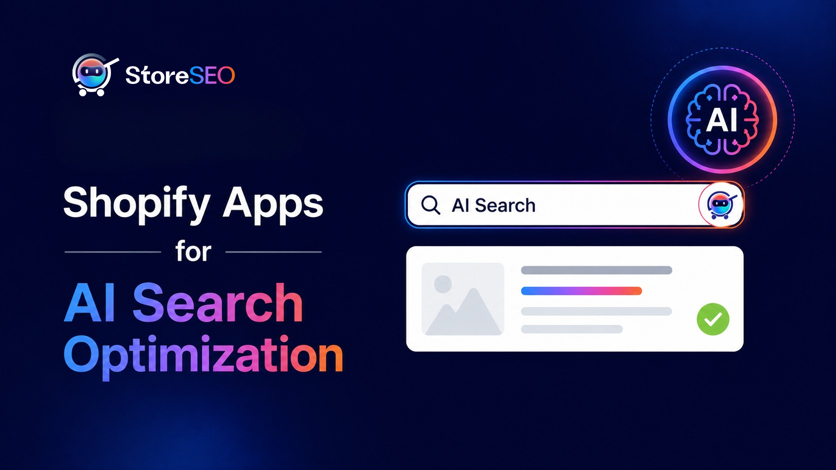 Shopify apps for AI Search Optimization in 2026